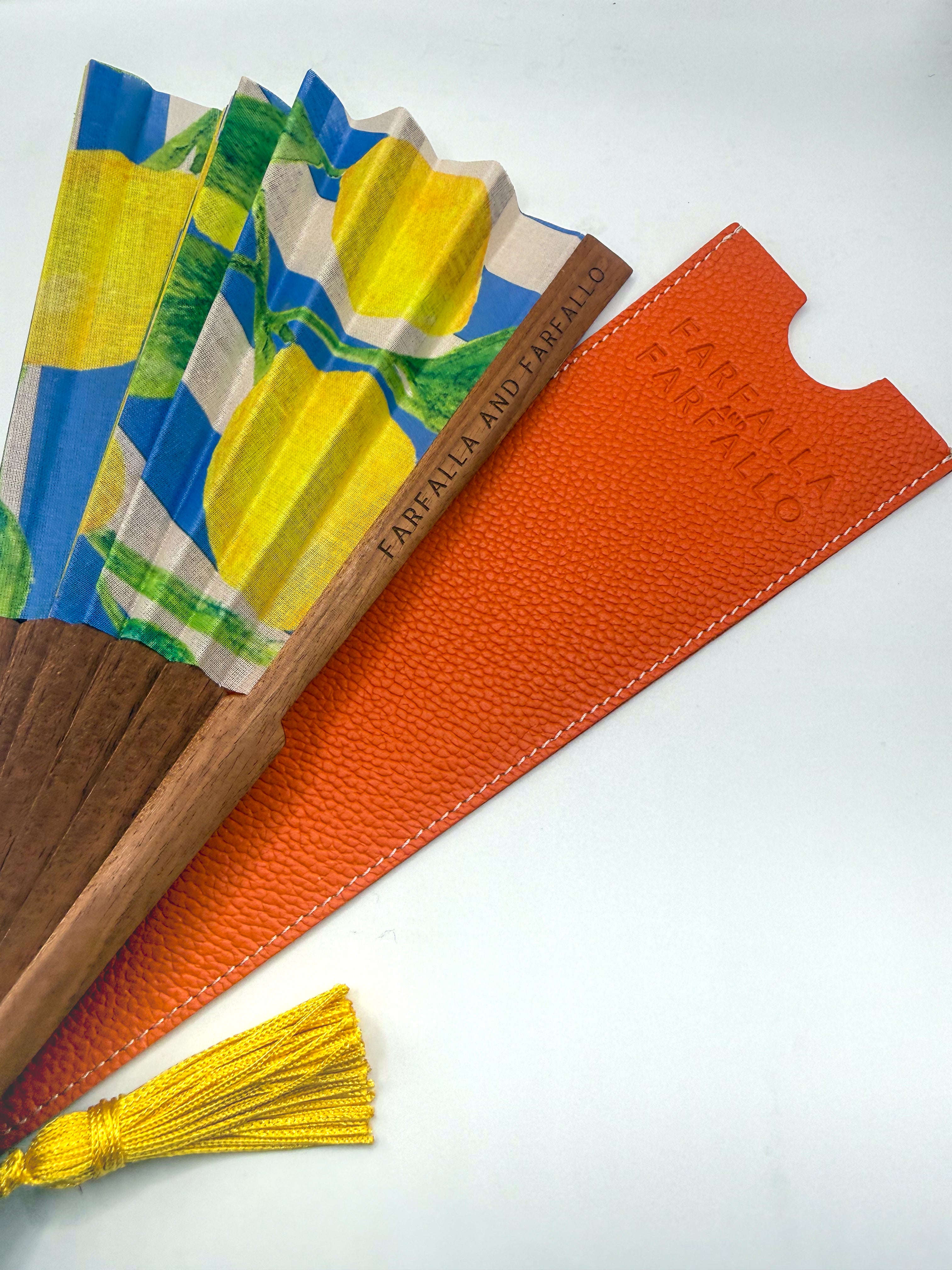 Orange Leather Case