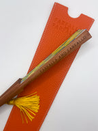 Orange Leather Case